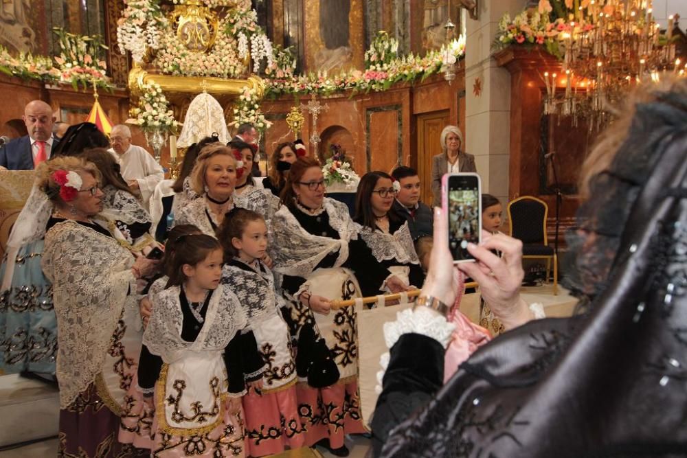 Ofrenda floral a la Virgen de la Caridad de Cartagena