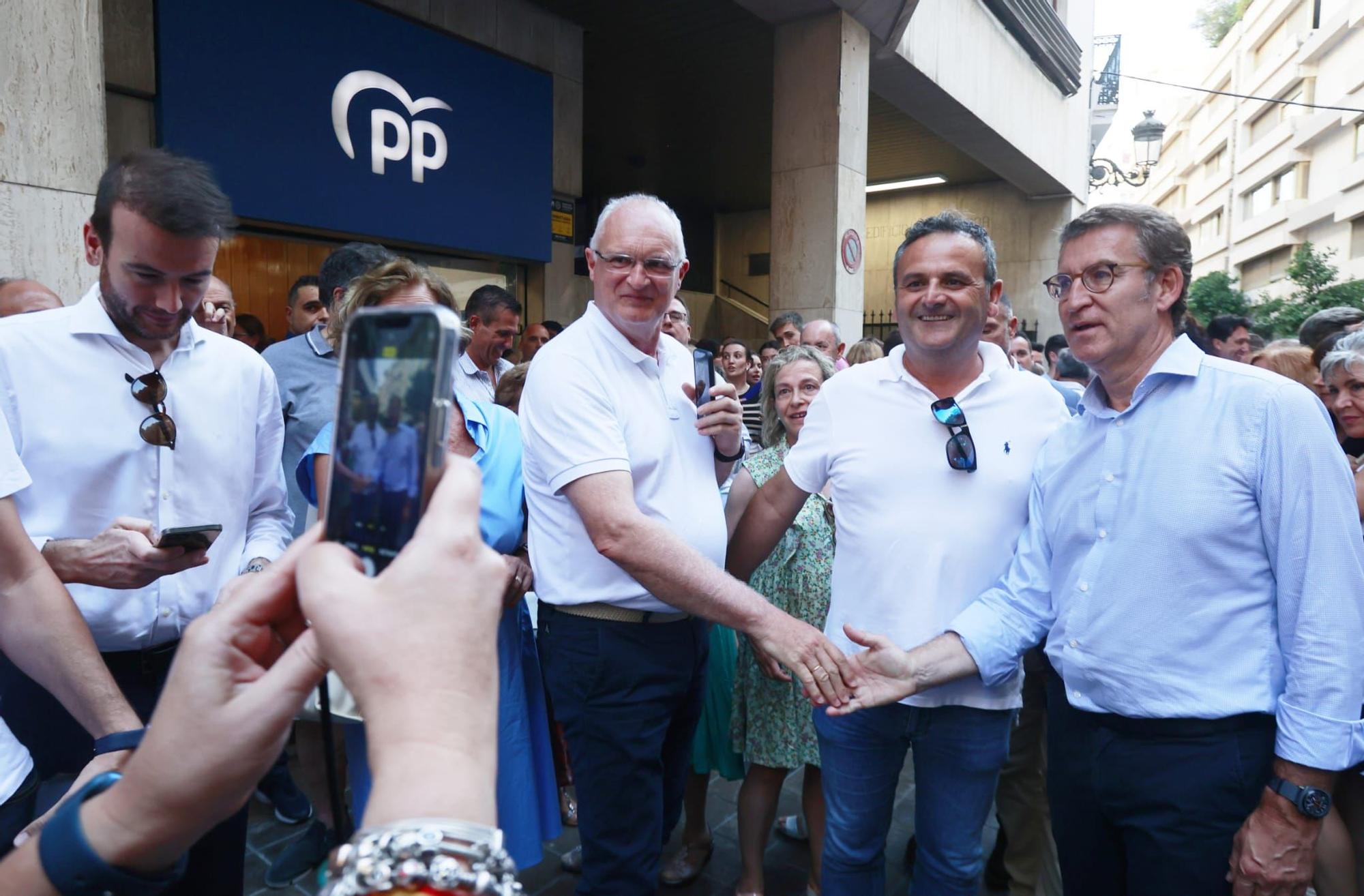 Feijóo inaugura la sede del PPCV