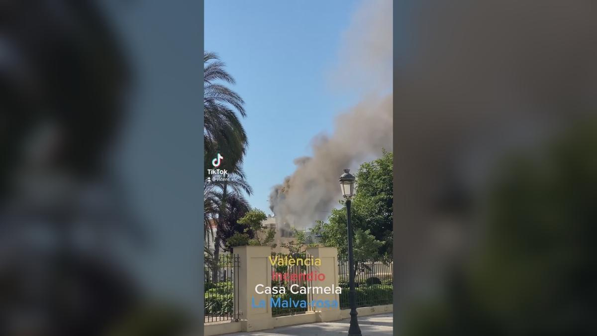 Incendio en el restaurante Casa Carmela de València