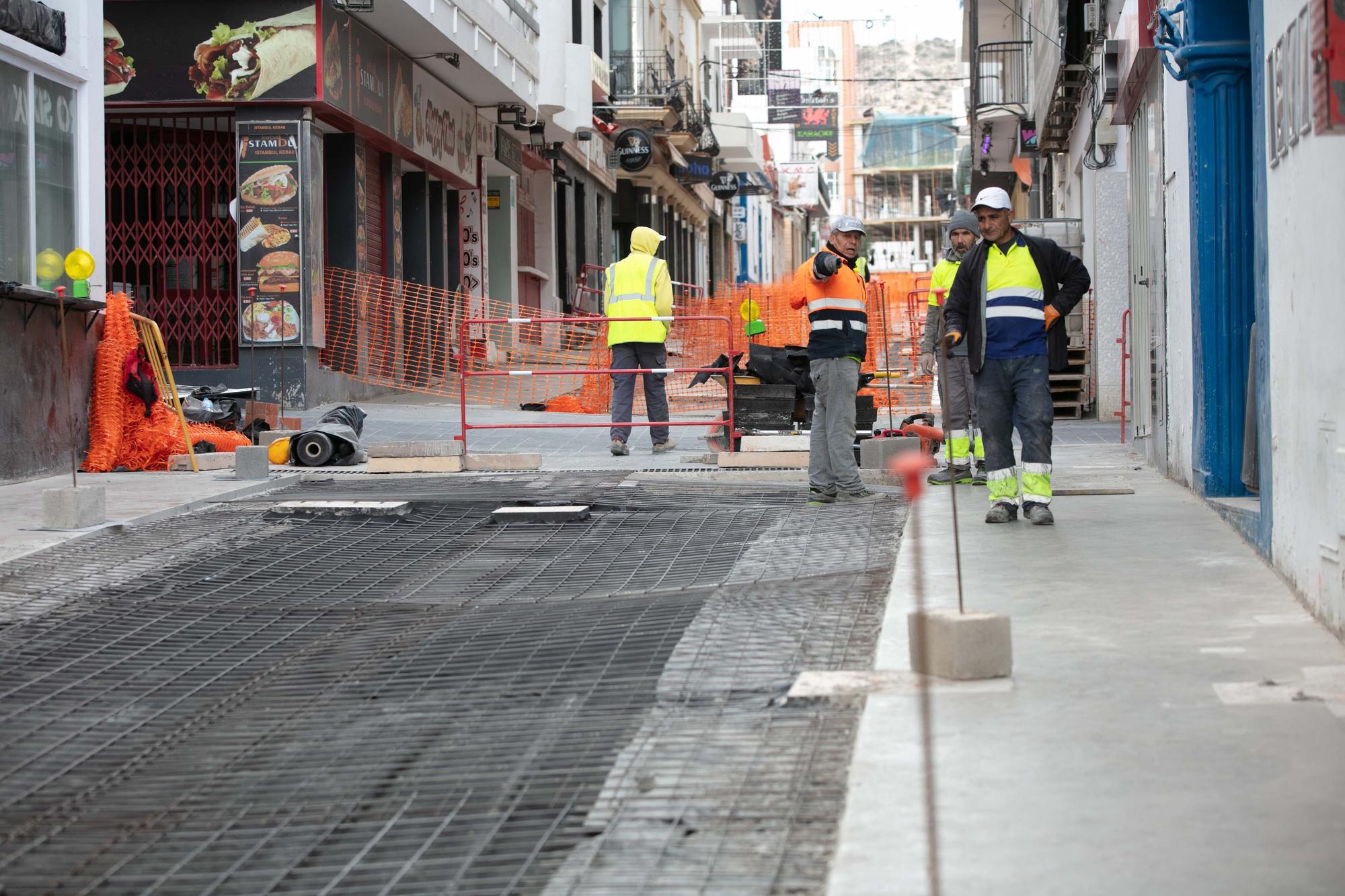 Galería de imágenes de las obras del West End de Ibiza