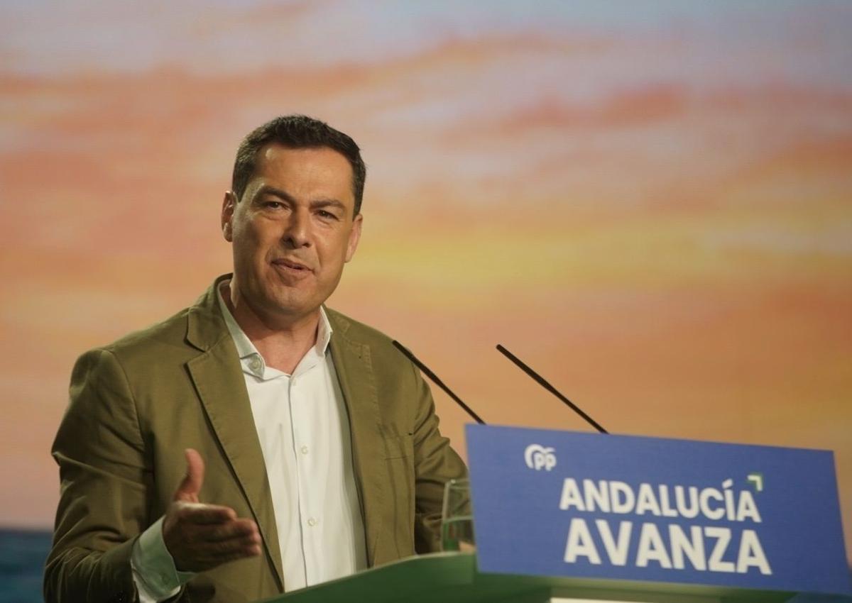 Juanma Moreno, candidato del PP.