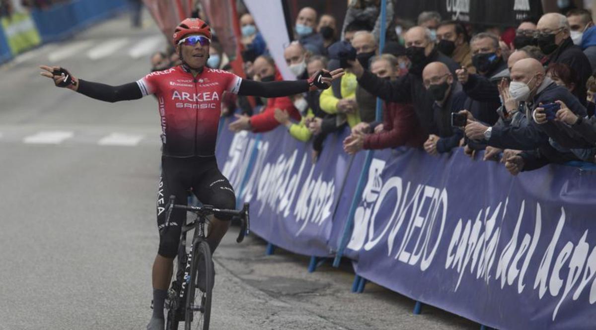Nairo Quintana at the Tour of Asturias 2021