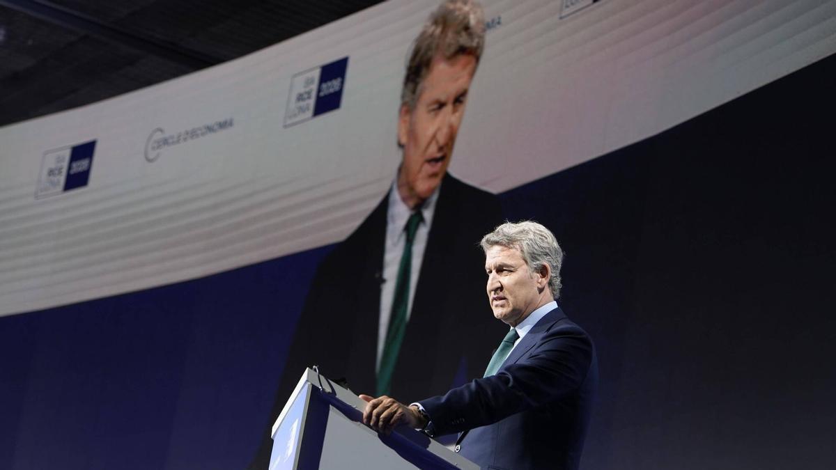 El 'presidente' Feijóo no convence al empresariado catalán