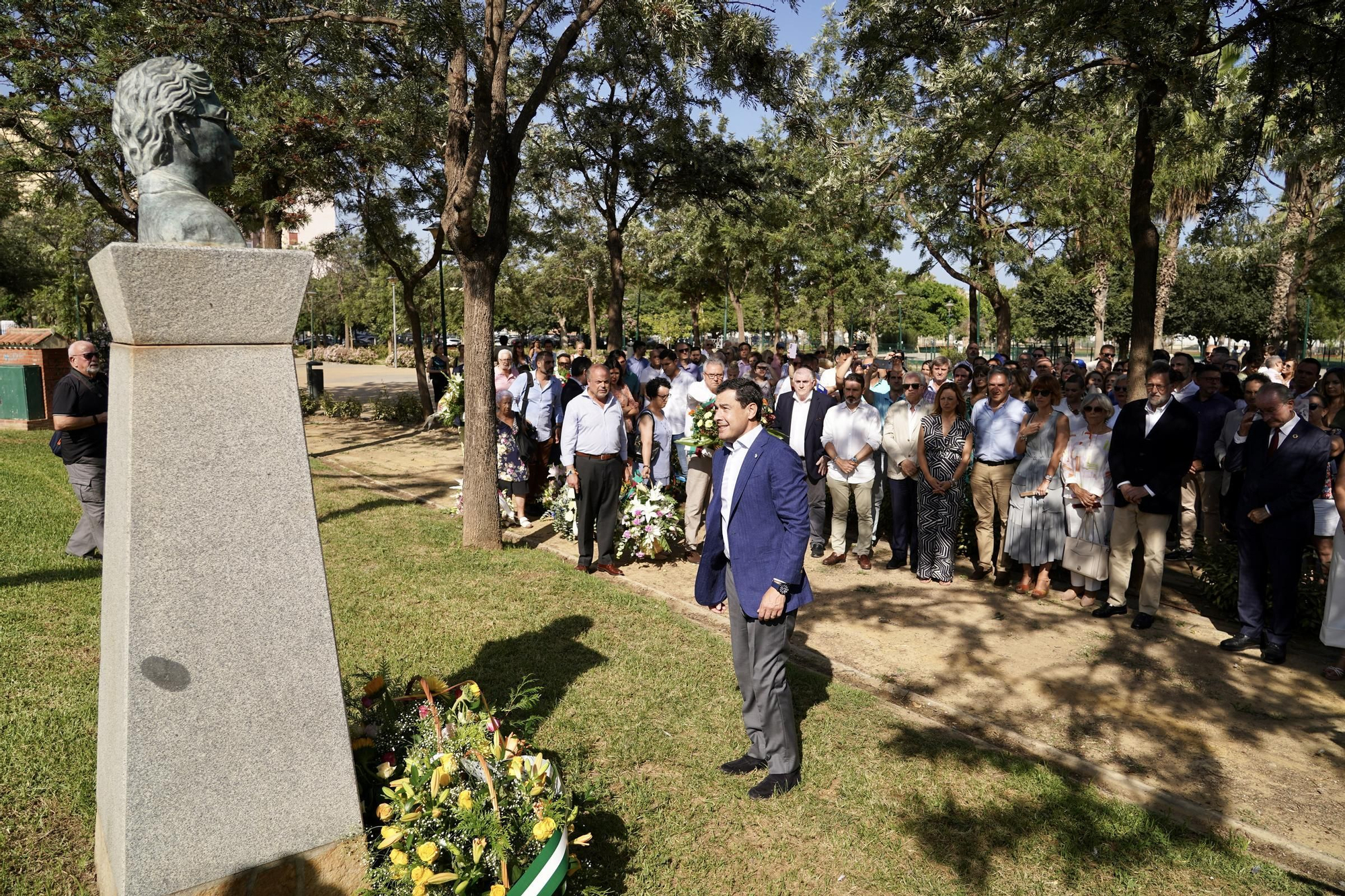 Málaga vuelve a rendir homenaje a José María Martín Carpena, asesinado por ETA hace 23 años