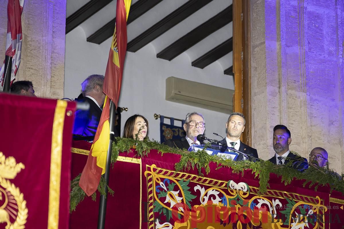 Pregón de Fiestas en Caravaca