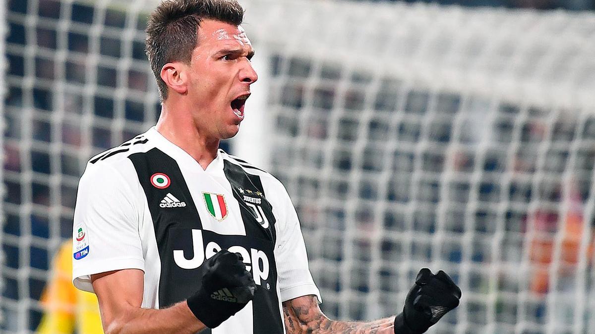 Mario Mandzukic en su etapa en la Juventus.