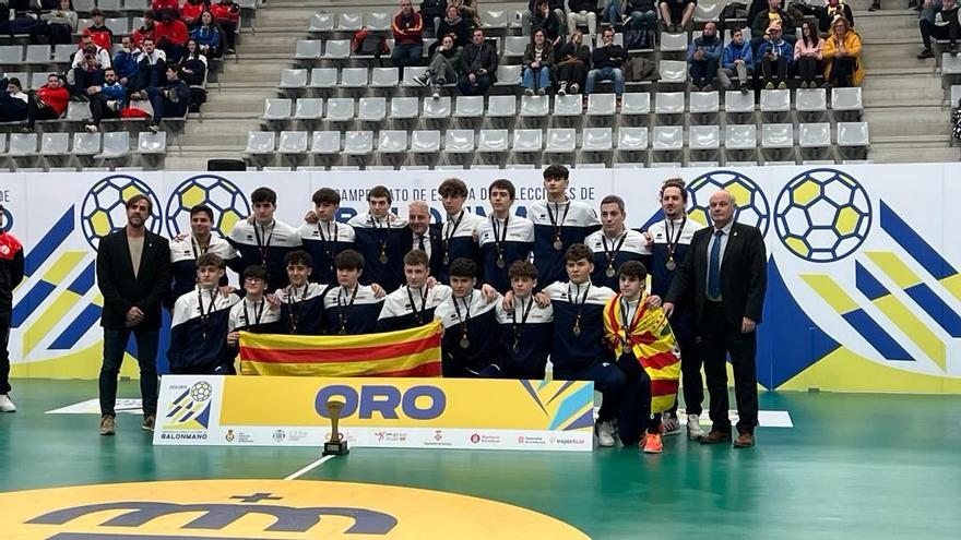 Excelentes resultados de los equipos aragoneses en el Campeonato de España de selecciones territoriales de balonmano