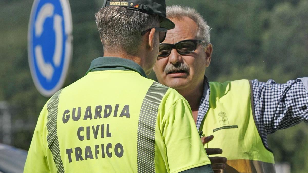 Un guardia civil en una foto de archivo