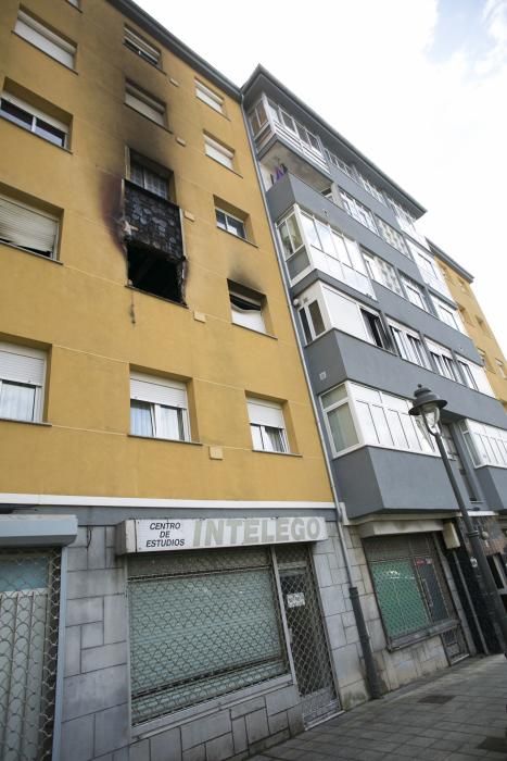 Incendio en Avilés