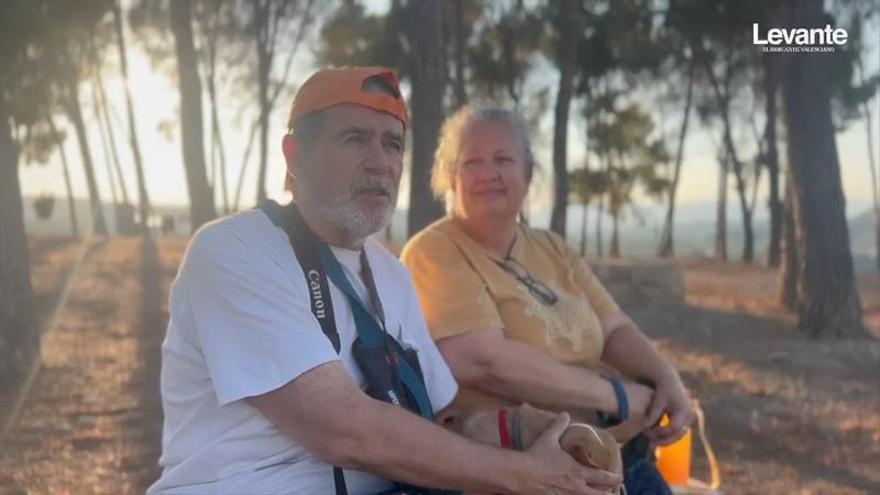 Vecinos de Segorbe sobre el incendio de Soneja: "Las primeras dos horas el fuego era muy fuerte"