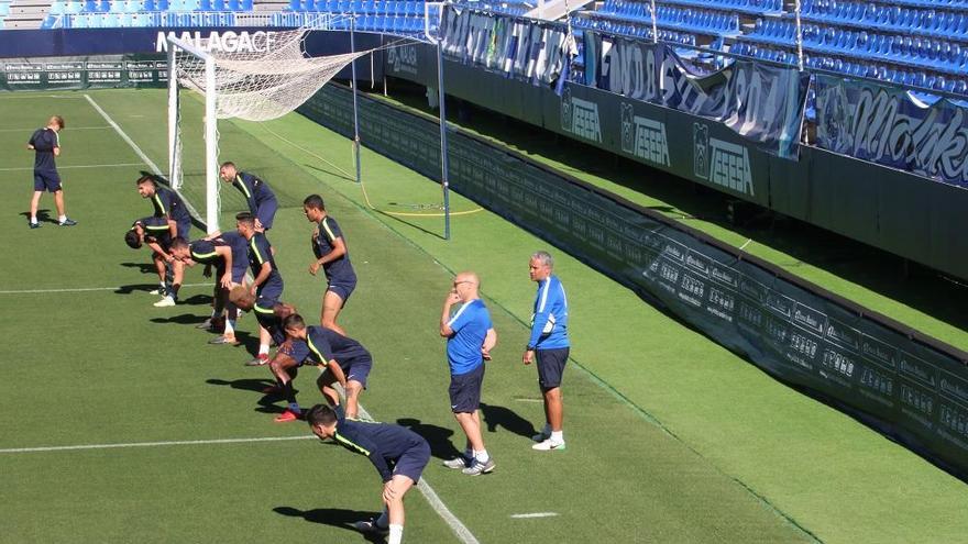 Entrenamiento del Málaga