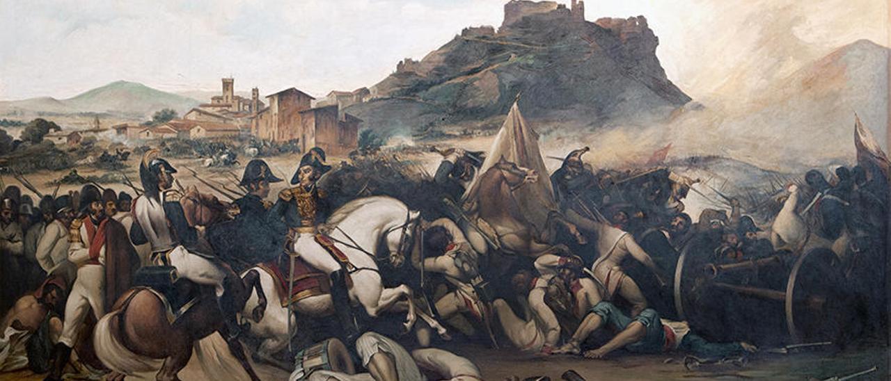El cuadro de Langlois de la batalla de Castalla.