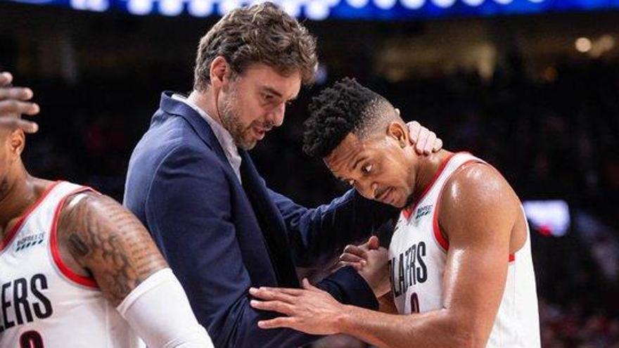 Pau Gasol deixa de ser jugador dels Blazers per centrar-se en la seva recuperació