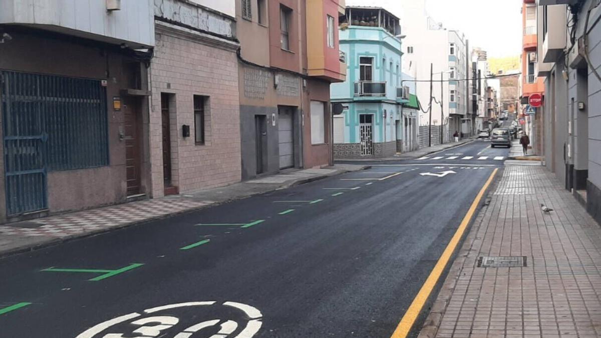 Guanarteme completa el asfaltado de una veintena de calles