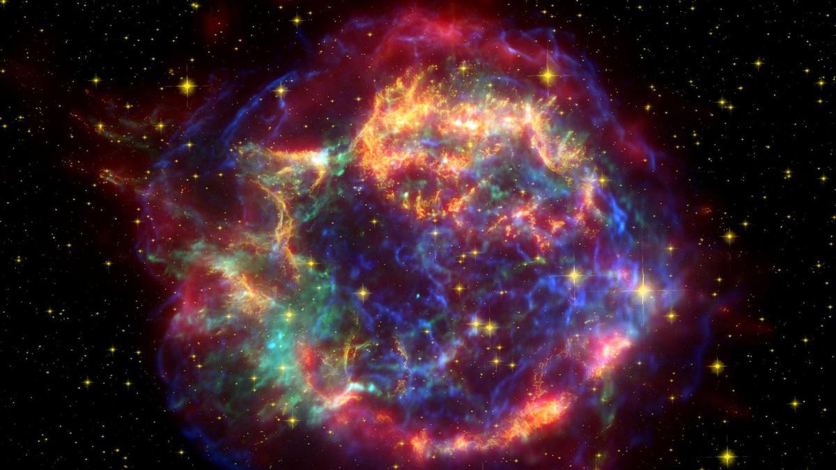 Empleando una sonda atómica, los investigadores han identificado una partícula de polvo proveniente del espacio interestelar y generada en una forma específica de supernova.