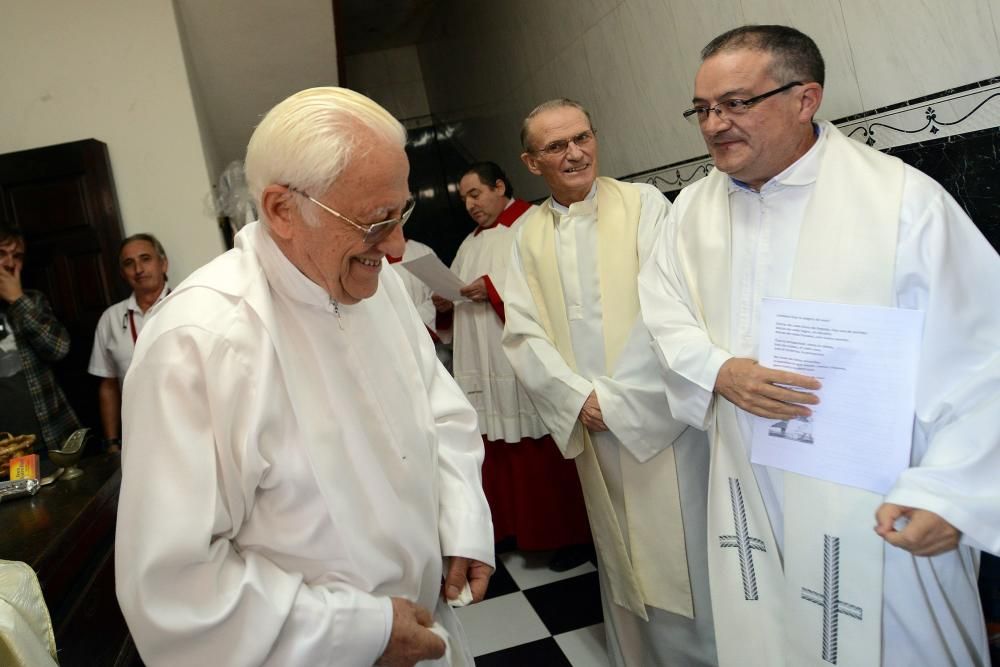 Homenaje al Padre Ángel en La Rebollada