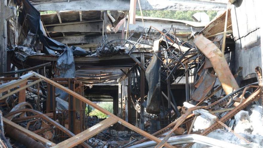 La industria que ardió en Castiñeiras tramita el derribo de la nave para poder iniciar la reconstrucción