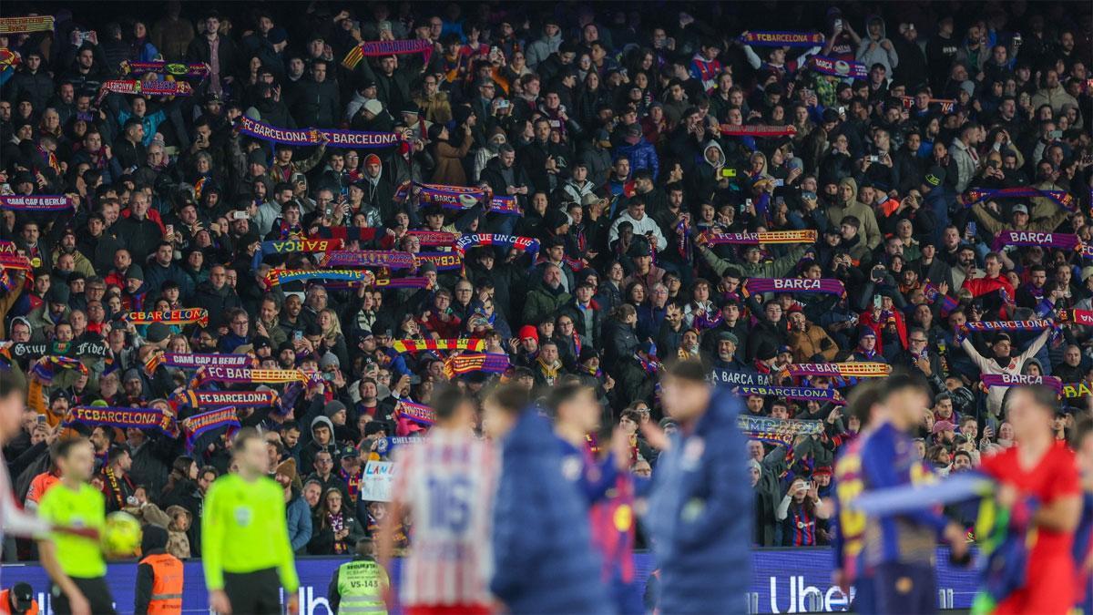 La afición del Barça empuja más fuerte en el Spotify Camp Nou