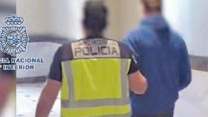 El hombre que será juzgado en Zamora, cuando fue detenido en Ibi (Alicante)