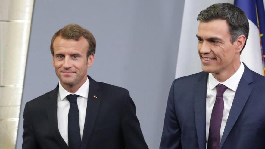 Macron y Sánchez, en una imagen de archivo