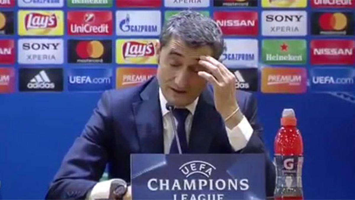 Valverde reconoció que la derrota es un palo