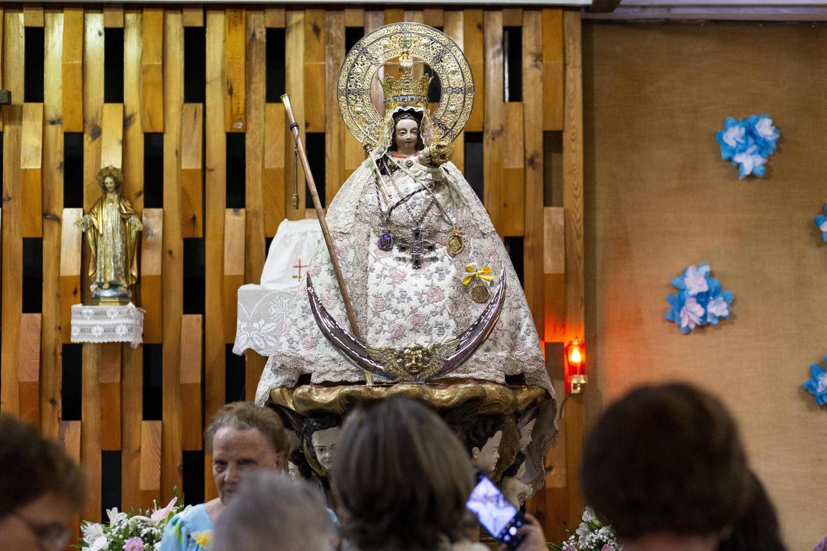 La Virgen de la Montaña en la Residencia Cervantes de Cáceres