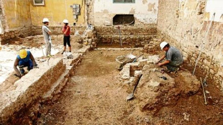 Aturen les obres del centre cívic del Barri Vell de Girona per la troballa de restes medievals