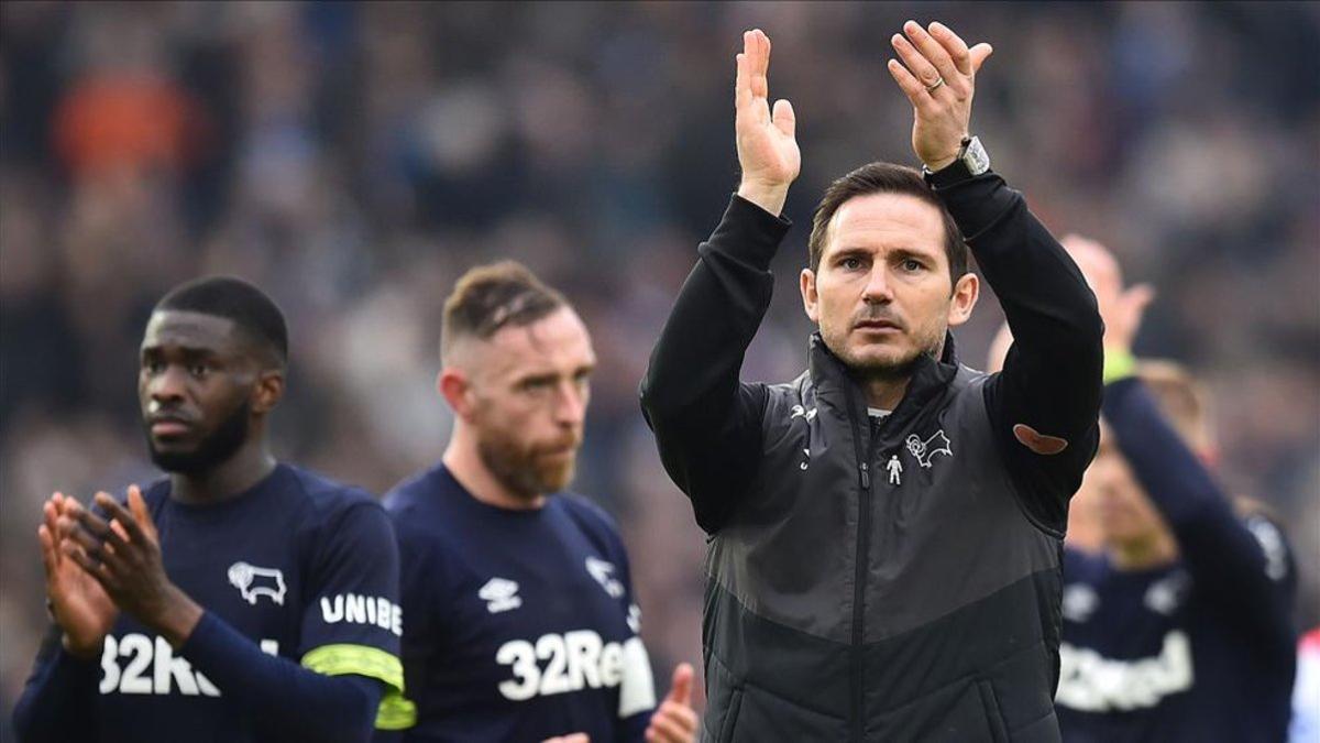 Lampard agradeció el apoyo de la afición del Derby County pese a le eliminación copera