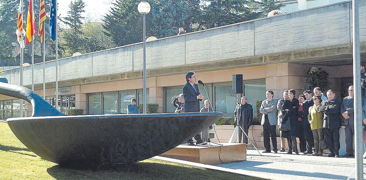 L’acte inaugural que tancava l’Any Dalí del 2004.