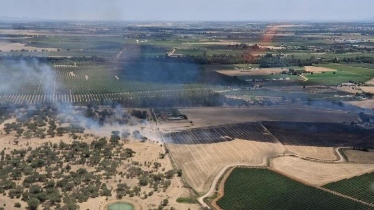Incendio en Badajoz