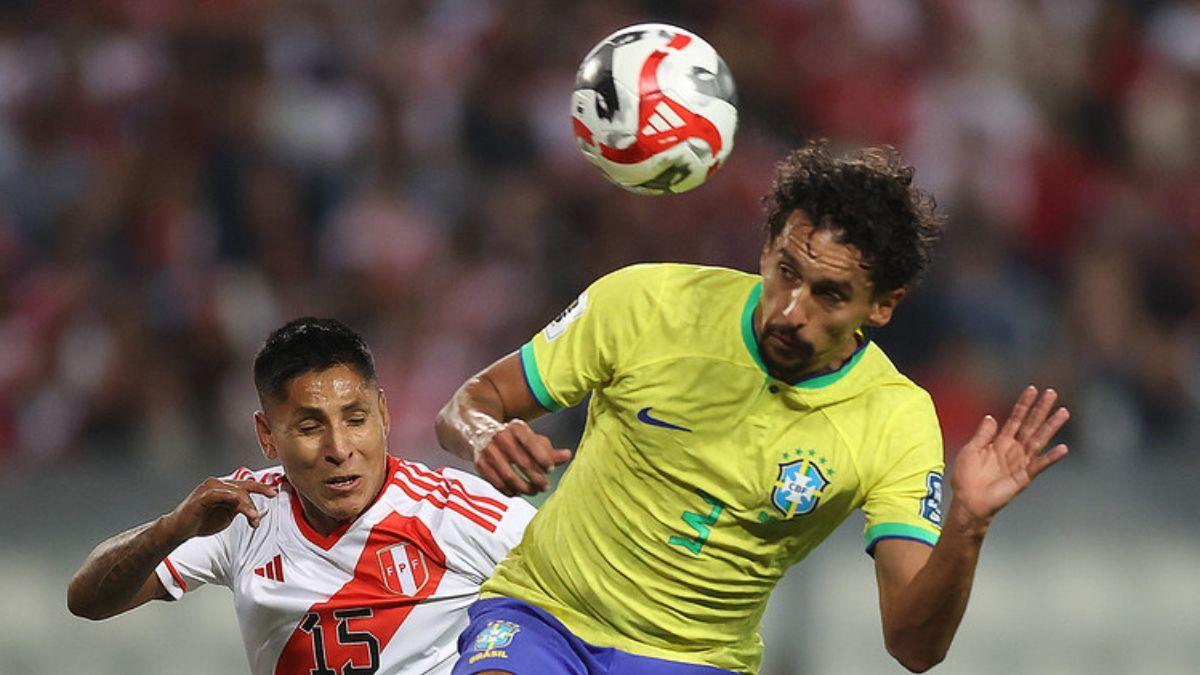 Marquinhos dio la victoria a Brasil con este cabezazo