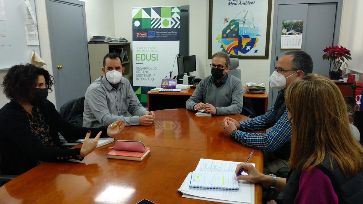 Reunión de trabajo en Quart de Poblet por los Edusi.