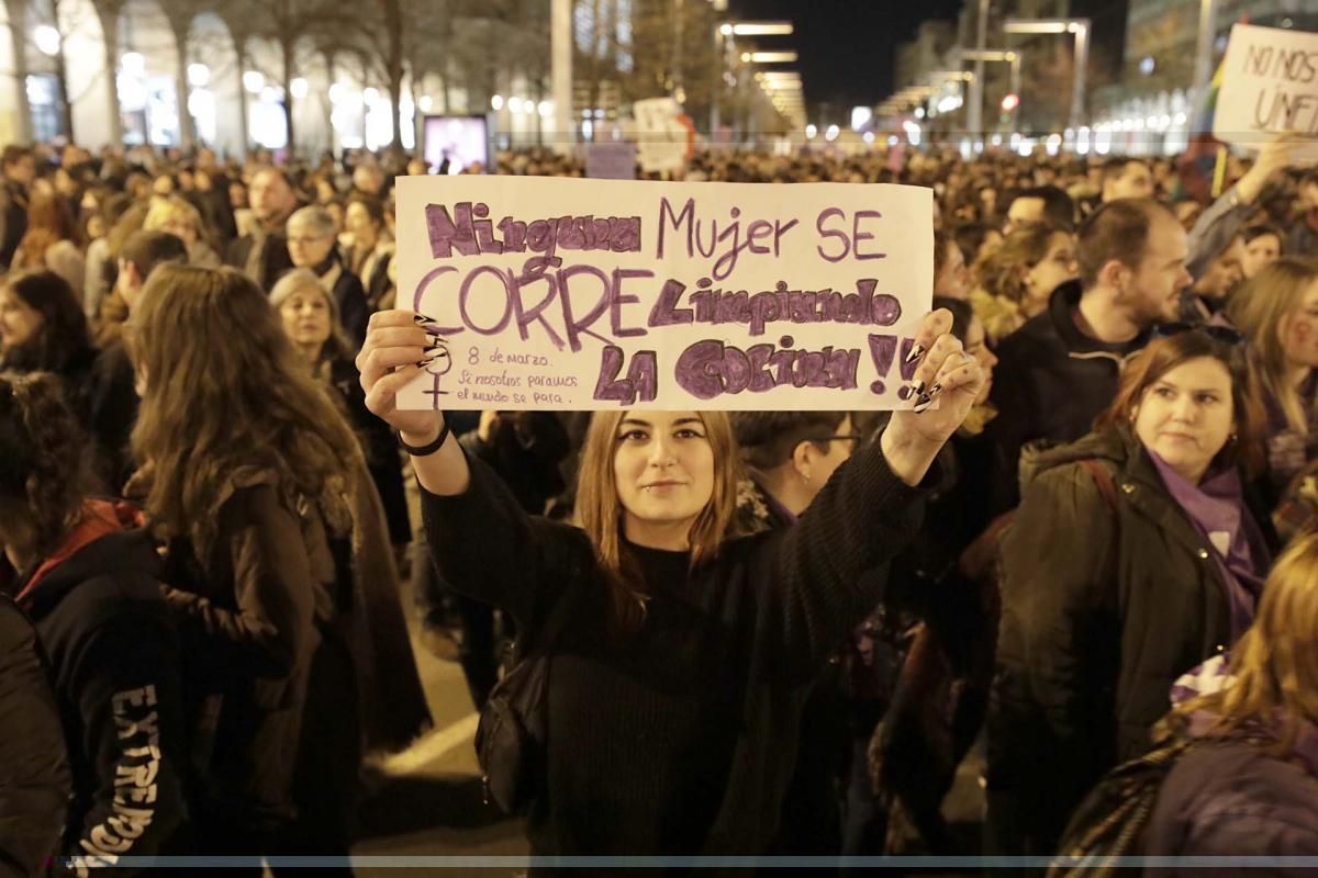 El Día Internacional de la Mujer en Zaragoza