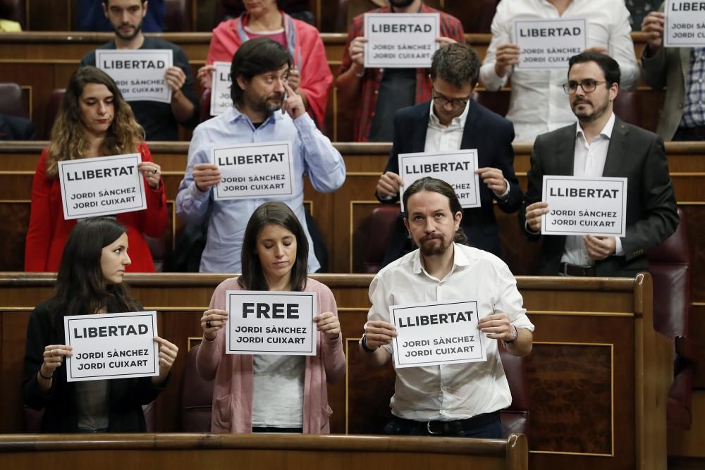 Sessió de control a l'Executiu del Ple del Congrés