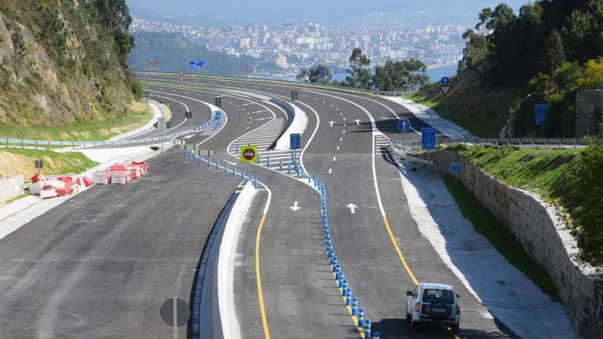 Las obras de la autovía del Morrazo, a punto