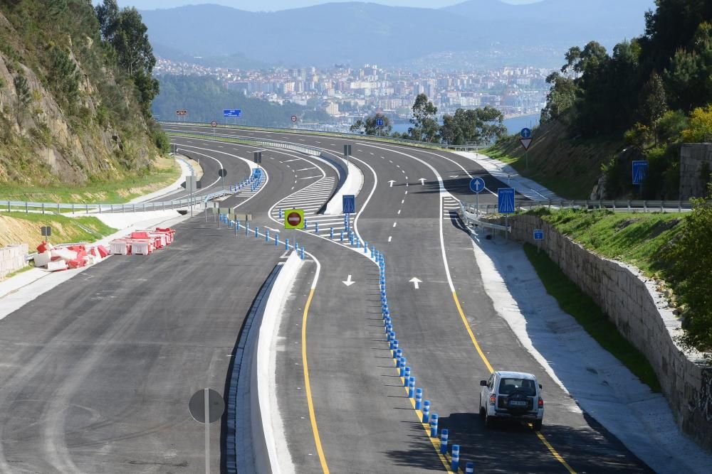 Las obras de la autovía del Morrazo, a punto