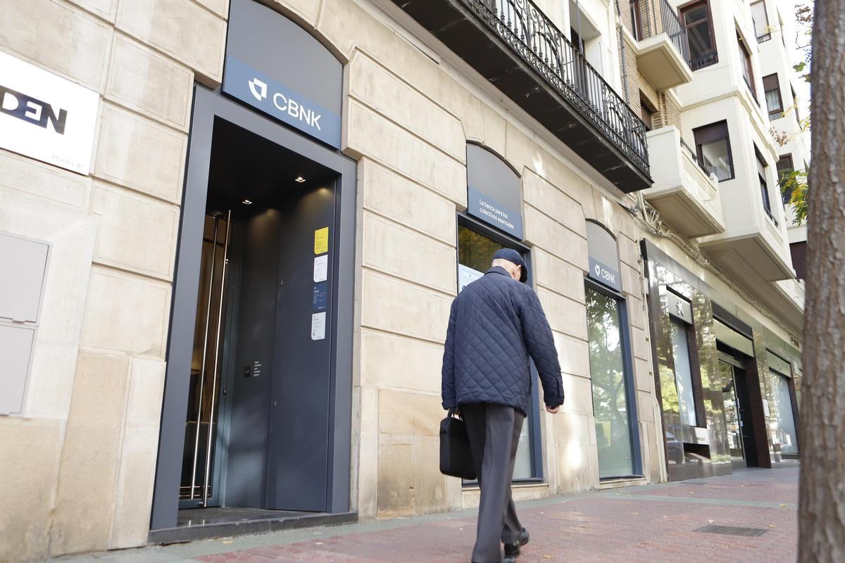 La nueva oficina de CBNK en la calle Joaquín Costa de Zaragoza.