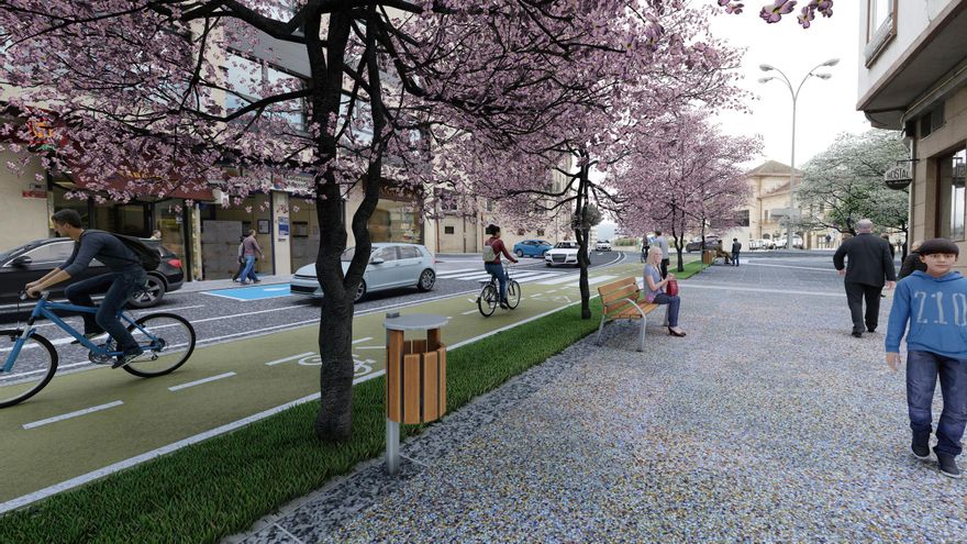 Dos tramos de la senda peatonal y ciclista que atravesará la capital serán realidad en 2024