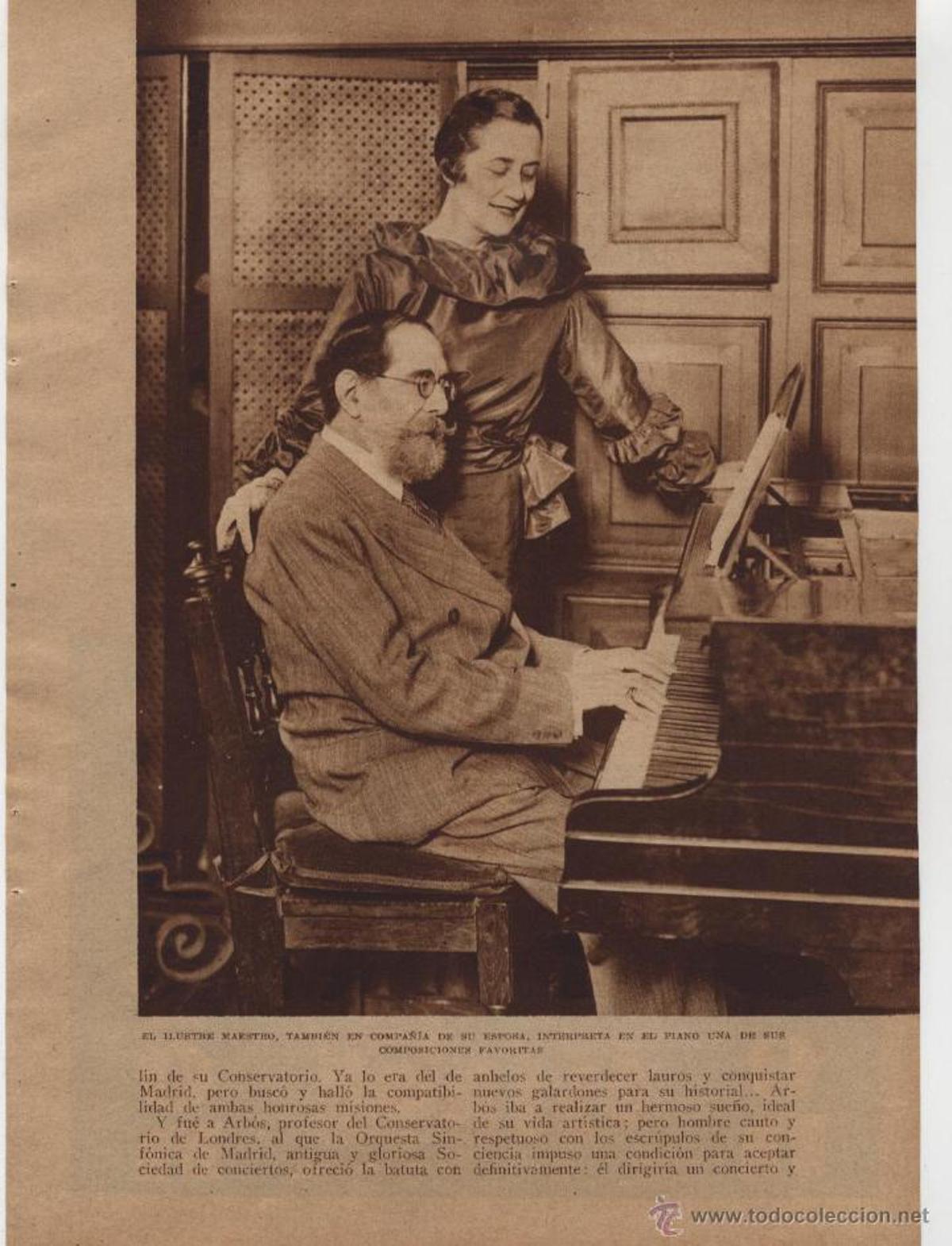 La jubilación de Enrique Fernández  en 1933