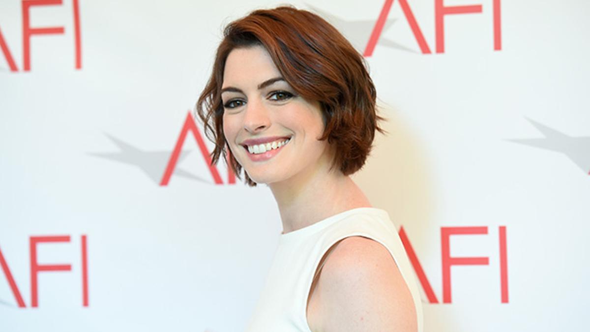 Anne Hathaway durante el festival AFI