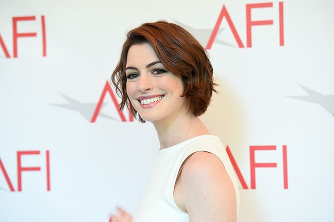 Anne Hathaway durante el festival AFI
