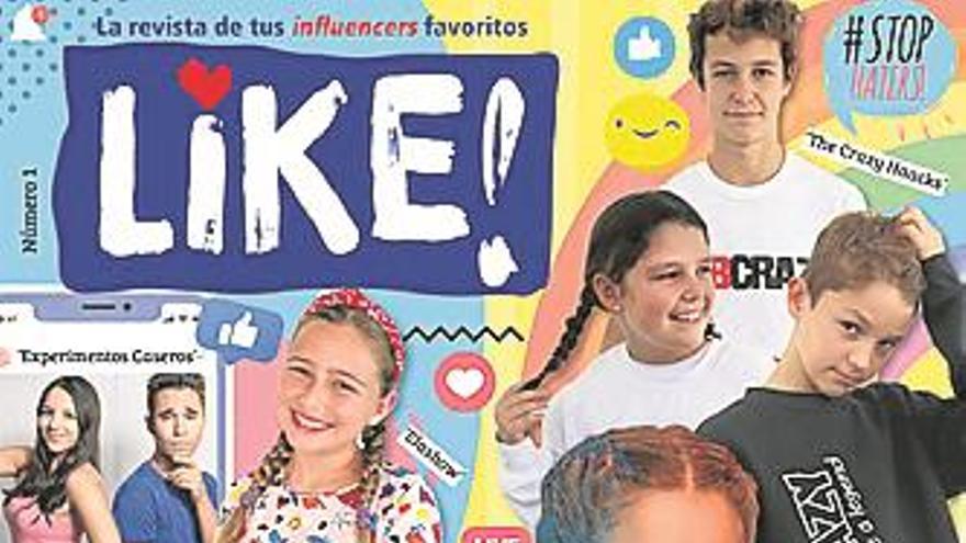 Llega ‘Like!’, la nueva revista de los ‘influencers’