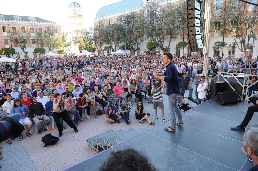 Mitin de Íñigo Errejón en Murcia