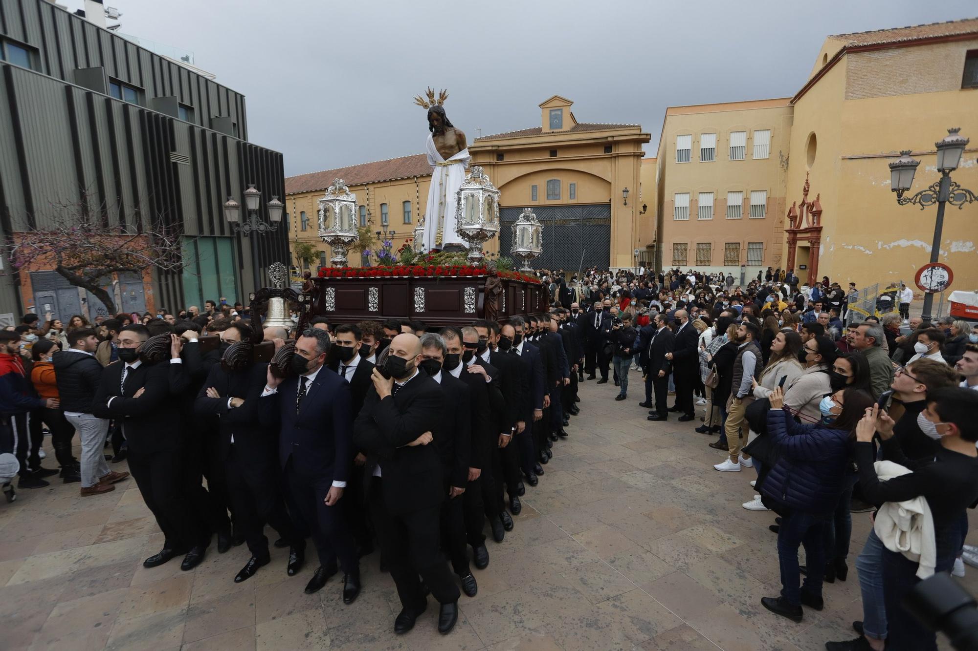 Desde Santo Domingo, la III Estación del Vía Crucis, el Cristo de la Humillación