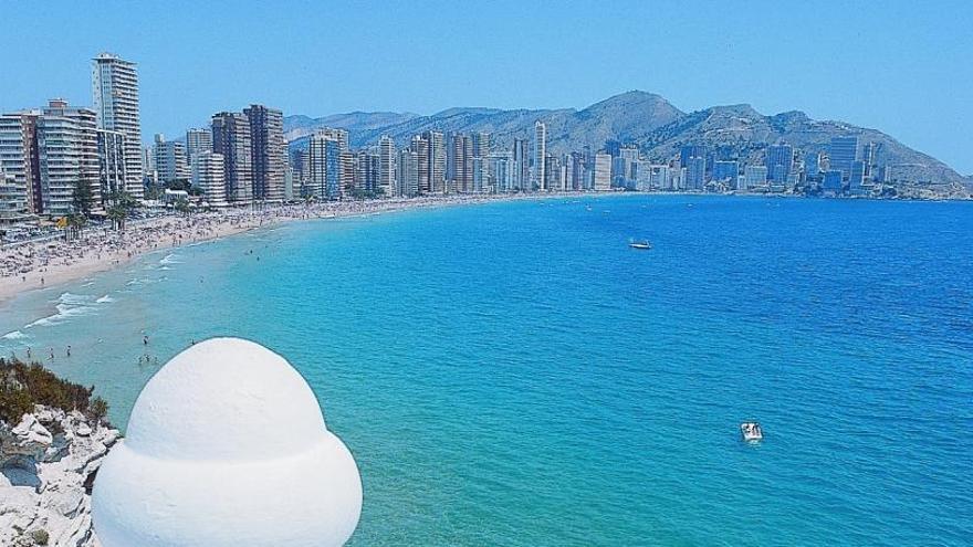 Vistas de Benidorm.