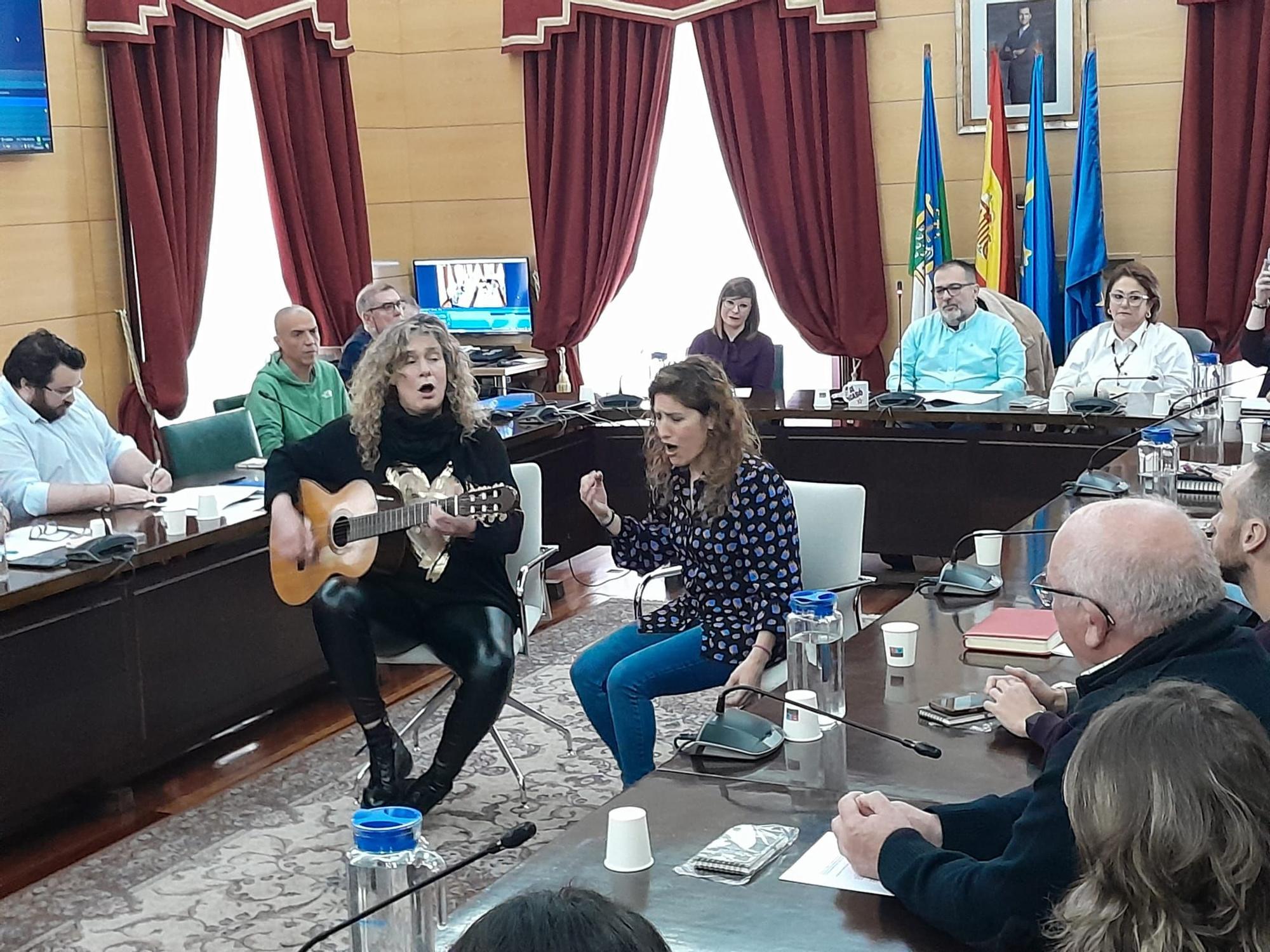 El Pleno del 8M celebrado en Langreo