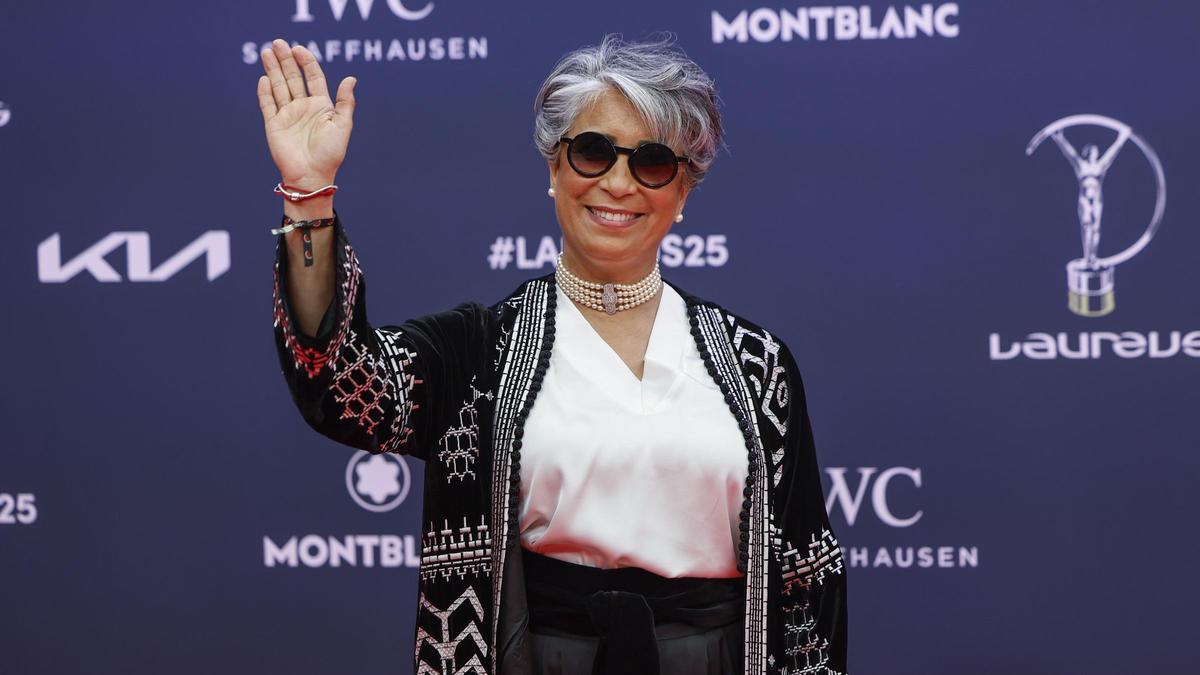 Nawal El Moutawakel, exatleta marroquí y alto cargo deportivo, durante los pasados premios Laureus.