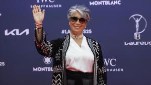 Nawal El Moutawakel, exatleta marroquí y alto cargo deportivo, durante los pasados premios Laureus.