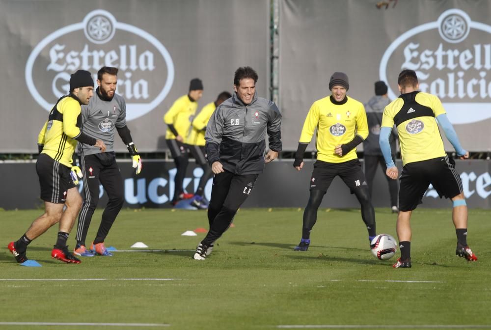 Entrenamiento del Celta en A Madroa