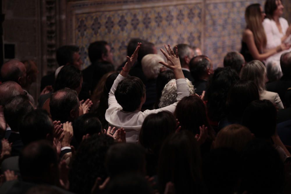 Acto institucional por el 9 d'Octubre en el Palau de la Generalitat